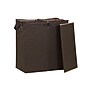 Household Essentials Collapsible Double Laundry Hamper with Lid, Brown (HH5614)~#|#~6E77AFB5-6A5E-4B91-B4988B5053B2A6EF_sc7