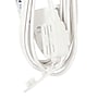 RAYOVAC 6' Extension Cord, 2-Outlet, 16 AWG, White (HM-EC-001-6)~#|#~6E7EA8F9-7A46-4794-9BCAD7778EFBFF0A_sc7