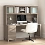 Bush Home Somerset 72"W Office Desk with Drawers and Hutch, Ash Gray (SET018AG)~#|#~6E85BD9B-968C-4FB8-9ACFBA3CF27EBC6D_sc7