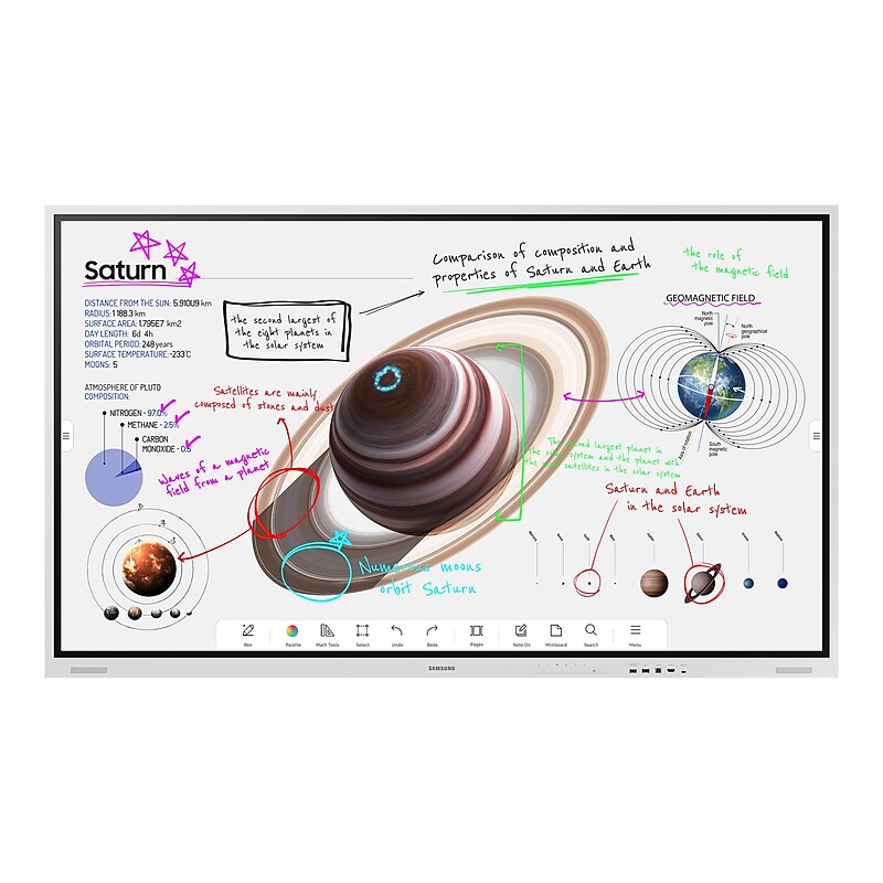 Samsung Advanced Digital Whiteboard 85" Monitor for Signage (WM85B) image 1