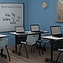Regency Kobe 72"W x 24"D Foldable Training Room Table, Laminate, With Wheels, White (MKFTM7224WH)~#|#~6E8D4B58-D8B7-46AB-831152FE2A8B751D_sc7
