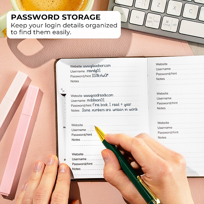 Clever Fox Password Book, 4.37