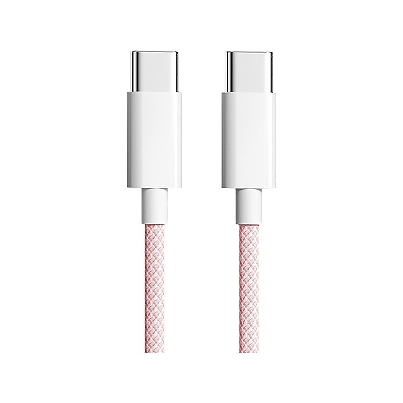 3D Luxe Cool Cables USB Type-C to USB Type-C Charging Cable, 3 ft., Pink (CC-PINK) image 1