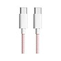 3D Luxe Cool Cables USB Type-C to USB Type-C Charging Cable, 3 ft., Pink (CC-PINK)~#|#~6E8DDB66-8684-425C-967B36712A399ACD_sc7