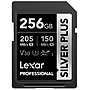 Lexar Professional Silver Plus 256GB SDXC Memory Card, Class 10, UHS-I, V30 (LSDSIPL256G-BNNNU)~#|#~6E930EF9-E244-431B-A1047F60F00AA180_sc7