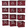 Storex Polypropylene/PP Mini Crate, 9" x 7.75" x 6", Red, 12/Pack (STX61593U12S)~#|#~6E970989-1990-4968-99F0C3D189C25C40_sc7