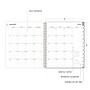 2026 Blue Sky Nevaeh Purple 8" x 10" Calendar Year Monthly Planner, Plastic Cover, Multicolored (156217)~#|#~6E994476-99FC-4DD5-A8BC660DBD3D5643_sc7