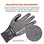 Ergodyne ProFlex 7071 PU Coated Cut-Resistant Gloves, ANSI A7, Gray, Small, 12 Pair (18062)~#|#~6E994801-1865-4A2F-8BF4E6BBB602EC1E_sc7