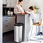 iTouchless Stainless Steel Sliding Lid Sensor Trash Can with AbsorbX Odor Control System, 14 Gal., Silver(IT14SC)~#|#~6E9DFF01-1ABA-4C38-AFCB8376D7B4CBDD_sc7