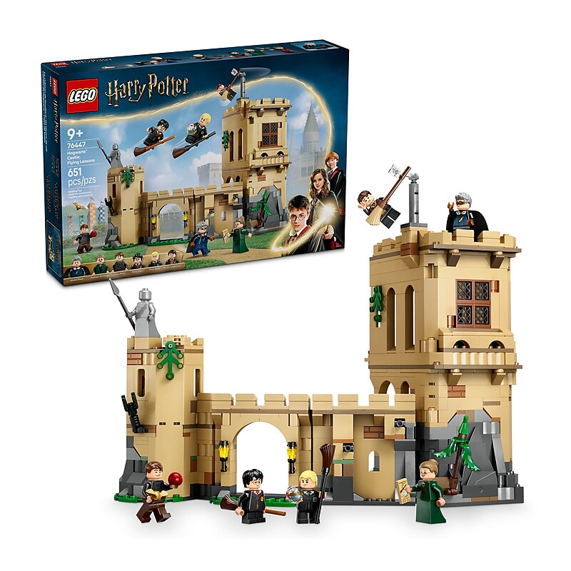 LEGO Harry Potter Hogwarts Castle: Flying Lessons, 651 Pieces (76447) image 1