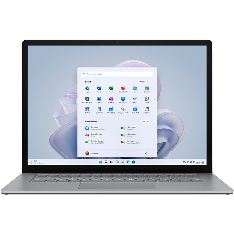 Microsoft Surface Laptop 5 15", Intel Core i7-1255U, 16GB Memory, 512GB SSD, Windows 11 Home (RIP-00001) image 1
