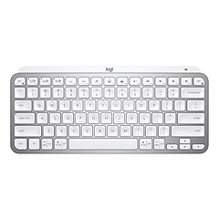 Logitech MX Keys Mini Wireless Keyboard, Pale Gray (920-010473