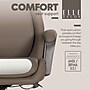 Elle Decor Rivendell AIR Lumbar Ergonomic Faux Leather Swivel Executive Chair, Mocha Brown (60124-MBRN)~#|#~6EABE30B-D866-4423-905608C70A4B31F6_sc7