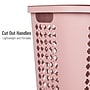 Mind Reader Slim Tapered Hamper with Lid, Plastic, Pink (SWHAMP50-PNK)~#|#~6EAC0011-D975-4C31-97528393F4032F0C_sc7