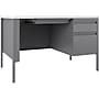 Hirsh 48"W Single-Pedestal Teacher's Desk, Platinum/White (22643)~#|#~6EB095F3-B9A0-4592-A665B9CA939625D8_sc7