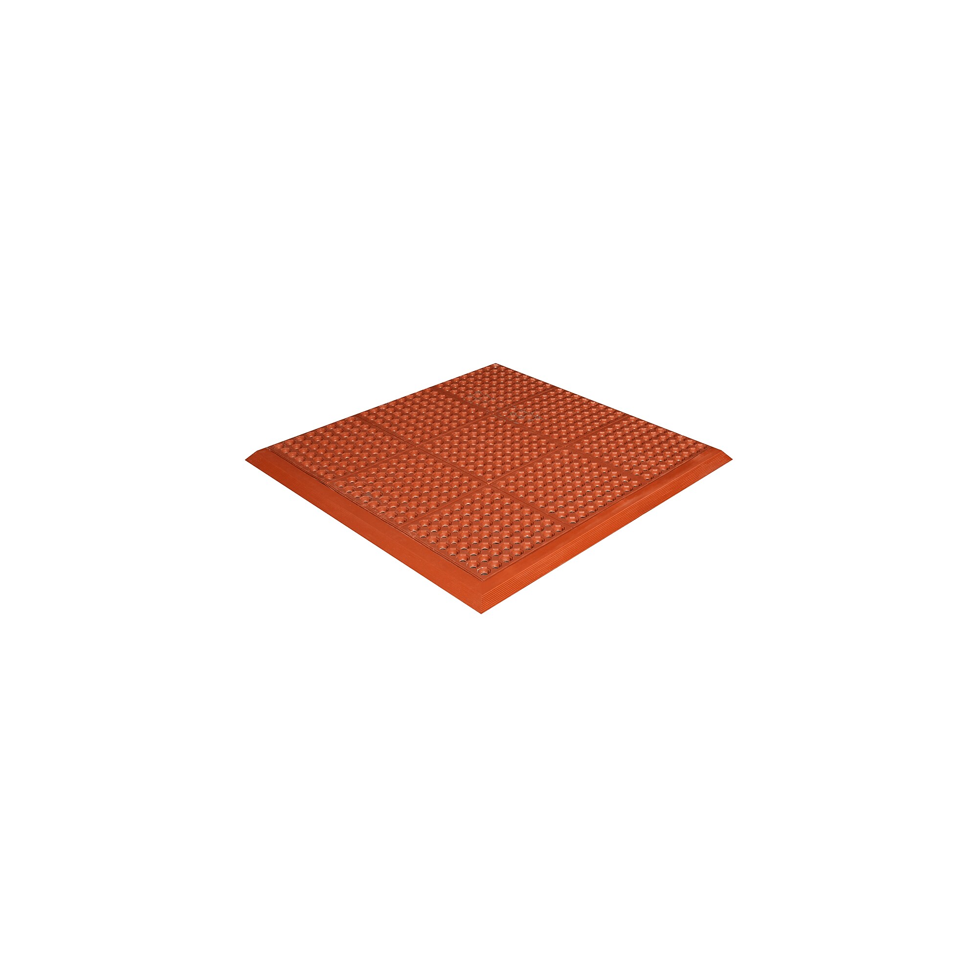 Crown Mats Safety-Step Perforated Safety Mat, 36″ x 36″, Terra-Cotta (KM RG33TC) Sansujyuku sansujyuku.com