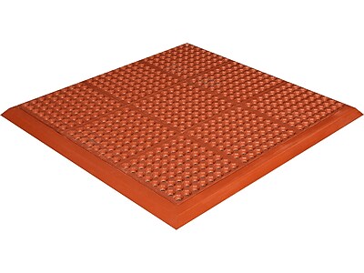 Crown Mats Safety-Step Perforated Safety Mat, 36″ x 36″, Terra-Cotta (KM RG33TC) Sansujyuku sansujyuku.com
