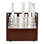 AdirOffice 50-Slot Mobile Roll File, 28.5"H x 30"W x 15.75"D, Mahogany, 2/Pack (626-MA-2PK)~#|#~6EB975AD-C300-4C2F-866AC3591CBA35A2_sc7