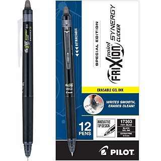 Pilot FriXion Synergy Clicker Erasable Gel Pen, Extra Fine Point