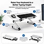 Uncaged Ergonomics WorkEZ Adjustable Keyboard and Mouse Tray, Silver (WEKTs)~#|#~6EC6A893-AE13-4A5D-A02A3E481057F84B_sc7