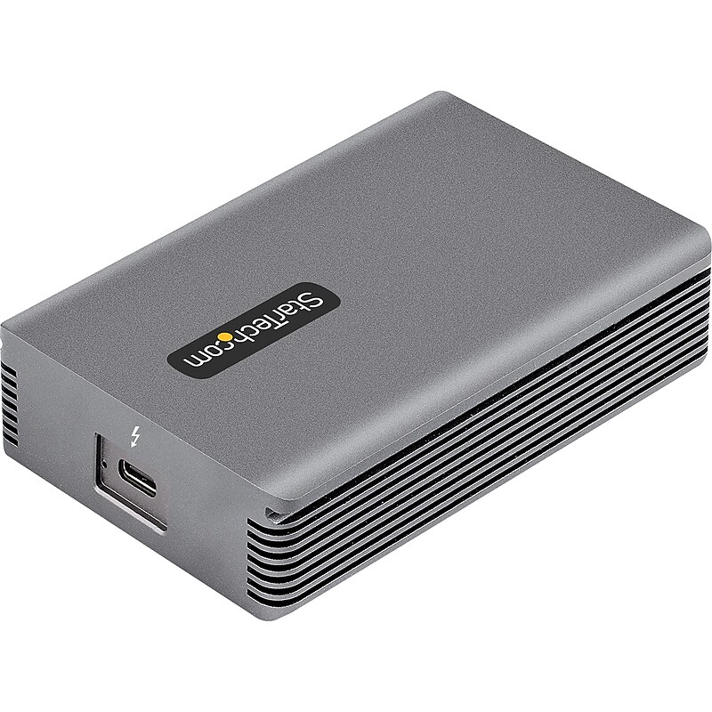 StarTech Thunderbolt 3 to Ethernet Adapter, Female to Female, Space Gray (TB310G2) image 1