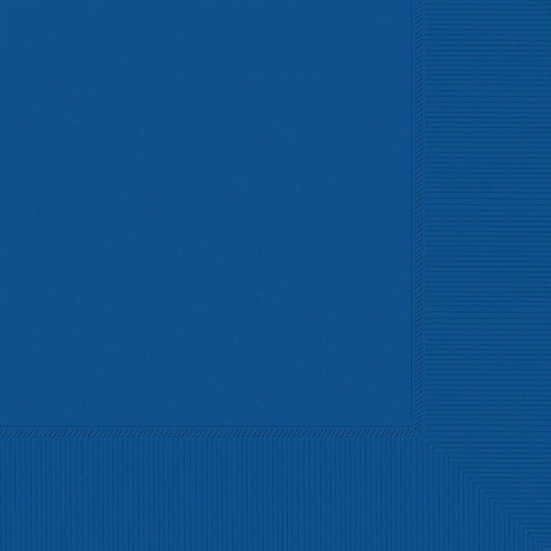 Party City Lunch Napkin, 2-Ply, Royal Blue, 40 Napkins/Pack (AM61211-105-ST) image 1
