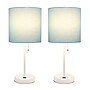 Creekwood Home Oslo 19.5" LED Table Lamp with USB Port, White Base/Aqua Shade, 2/Set (CWT-2011-AW-2PK)~#|#~6ED29266-61E8-4DED-BA4CFFBCFB3FB849_sc7