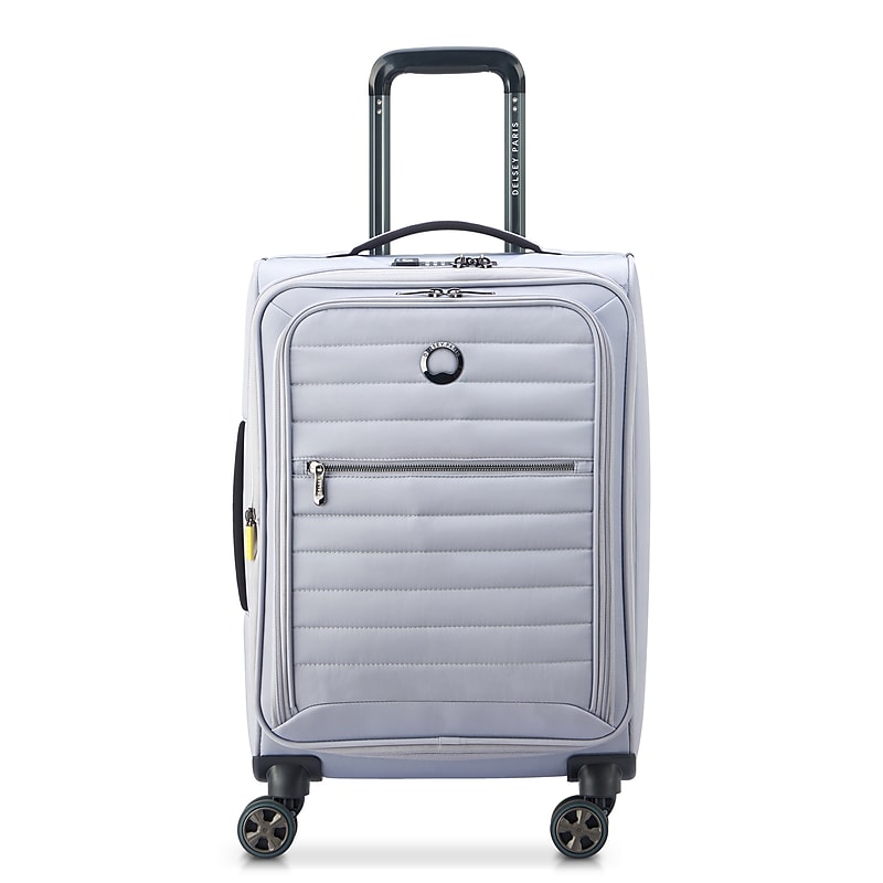 Delsey Cruise 3.0 20" Carry-On Suitcase, 4-Wheeled Spinner, TSA Checkpoint Friendly, Platinum (40287980611) image 1