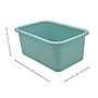 Teacher Created Resources Small Plastic Storage Bin, 11.38" x 7.75" x 5", Calming Blue, 6/Bundle (TCR20980-6)~#|#~6ED7B188-508F-49E3-B3F862CB3CE9E122_sc7