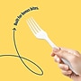 Perk™ Plastic Fork, Heavy-Weight, White, 100/Pack (PK56391)~#|#~6ED7F11A-6077-4813-BF3827E47FC0CB11_sc7