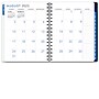 2025-2026 Global Printed Products Teal Floral 8.5" x 11" and 3.5" x 6" Academic Weekly & Monthly Planners, Plastic Cover~#|#~6EDAB82A-3ED9-46A7-851D674B2504207E_sc7