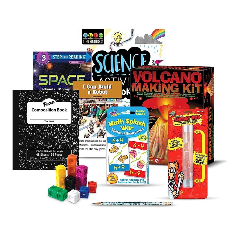 S&S Family Engagement Take Home Bags STEAM, Manipulative, Assorted Colors (BK7342002) image 1