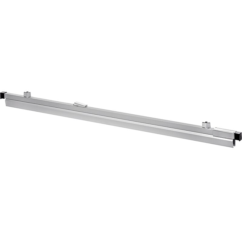 AdirOffice Hanging Clamp Document Holder, 42", Horizontal, Silver Aluminum, 12/Pack (ADI6056--2) image 1