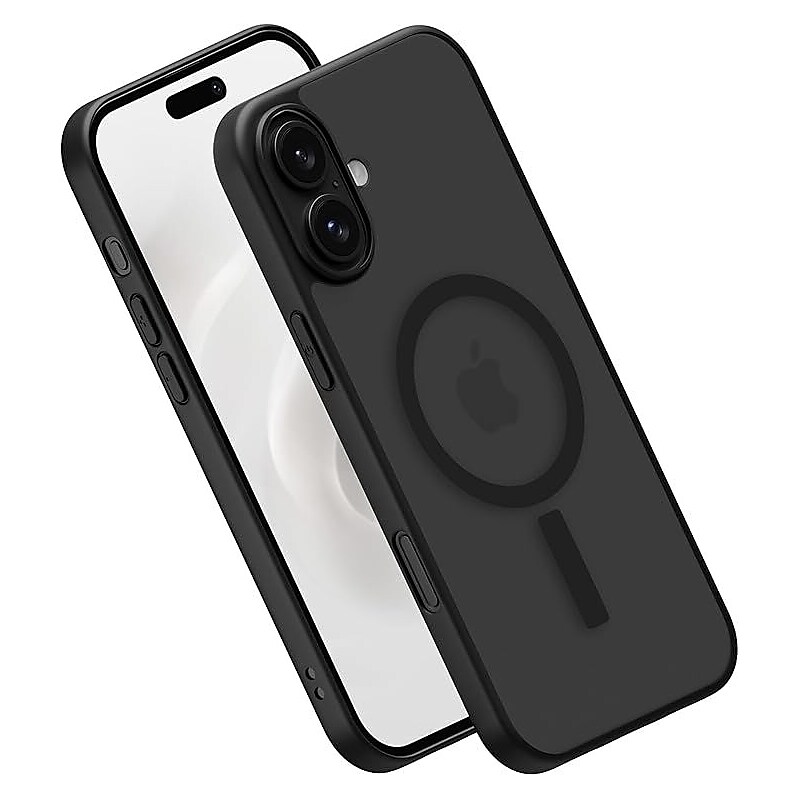 PEEL Bumper Series MagSafe Phone Case for iPhone 16 Plus Case, Shock Absorbing, Black (i16_PLS_BMP_BLK) image 1