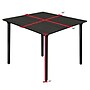 Regency Kee Square Laminate Breakroom Table, 48"D x 48"W, Ash Grey/Black (TBF4848AGBK)~#|#~6EEA315F-F1EB-4B80-9BA8AAB61404D01A_sc7