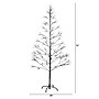 Nearly Natural Pre-Lit Artificial Halloween Black Starburst Tree, 6' (T5410)~#|#~6EEC979A-B274-4DE6-A05EA2D98E1B1BE5_sc7