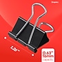 Staples Medium Binder Clips, 0.63" Capacity, Black, 144 Clips/Pack (ST32003/32003)~#|#~6EF0F7CF-15F8-4890-AC91BE0A5CC2B4CA_sc7