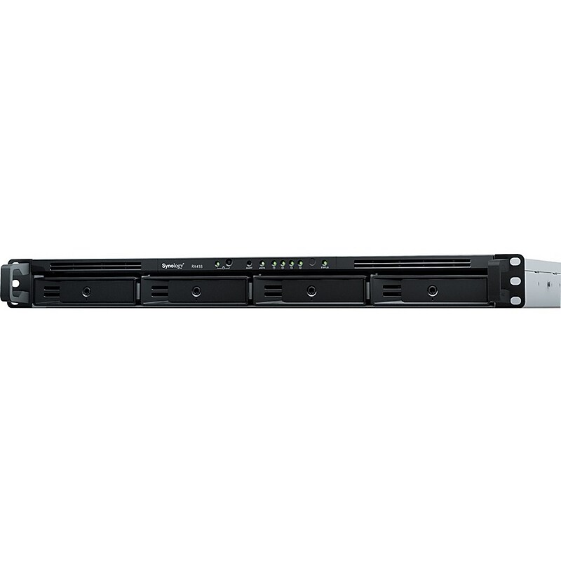 Synology Drive Cabinet 4-Bay 1U Rackmount Expansion Unit for 1U RackStation (RX418) image 1