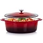 MegaChef Cast Iron 7 Qt. Dutch Oven, Red (937112870M)~#|#~6EF36A59-461E-447E-AB52722DBD55E25B_sc7