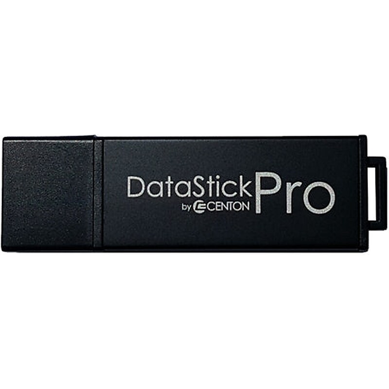Centon DataStick Pro 256GB USB 3.0 Type-A Flash Drive, Black, 5/Pack (S1-U3P6-256G-5B) image 1