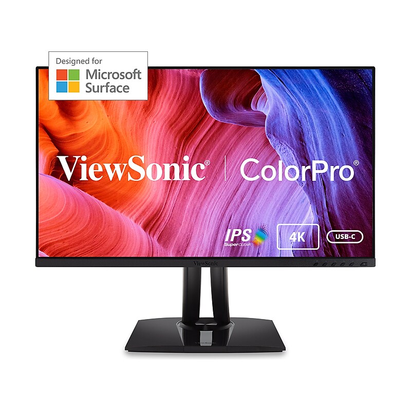 ViewSonic 27" 4K Ultra HD 60Hz LED Monitor, Black (VP275-4K) image 1