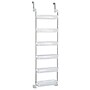 Household Essentials 57" Over the Door Storage Rack with 6 Basket Organizer, White (HH2154-1)~#|#~6EFD49D2-47E5-4215-81123BA5AED8252F_sc7