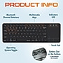 Delton N60 Bluetooth Keyboard with Touchpad, Small Portable Wireless Computer Keyboard, Black (DKMIN60-WB)~#|#~6F0D9AE8-AA9C-4DDE-B444B9488ED35D4E_sc7