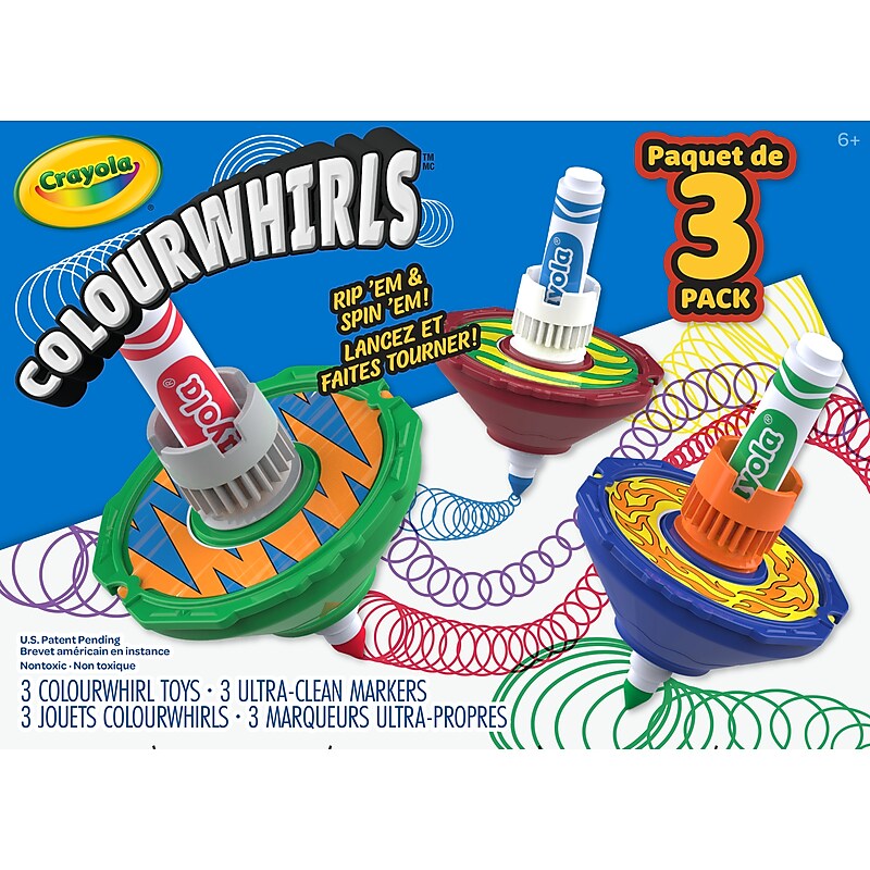 Crayola Colourwhirls, 3 Pieces/Pack (74-7647) image 1