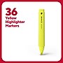 TRU RED™ Tank Highlighter with Grip, Chisel Tip, Yellow, 36/Pack (TR54581)~#|#~6F10709A-1A39-4726-B3C2659AE50EFFDC_sc7