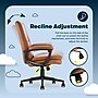 Serta Comfort Modern Ergonomic Bonded Leather Swivel Executive Chair, Cognac (CHR10132D)~#|#~6F10B436-8354-4ABD-B89B9A92D4BBA8BC_sc7