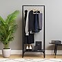 Iris 8.88" x 6.75" Garment Rack, Black Metal (596267)~#|#~6F166477-7104-45B4-93B56192075D64C2_sc7