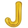 Party City (Air-Filled) 16" "J" Foil Balloon, Gold, 2/Pack (AM60050223-19)~#|#~6F1777AA-6D6B-41BF-94A5D2A9A99D48BC_sc7