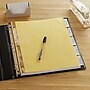 Staples Large Tab Insertable Paper Dividers, Clear 5 Tab, Buff (13486/11110)~#|#~6F1D4C41-2D85-42E8-9D270BDE7FDFAE19_sc7