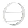 Mind Reader 2 Metal Circular Floating Shelves, 18" x 4" x 18", White (WALLCIR-WHT)~#|#~6F22EF2B-9C60-479A-8E791E28C4E626D7_sc7